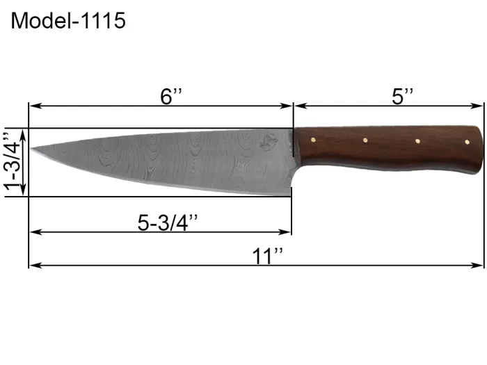 1114-IRW set , Pro Cut Chef Set , chefs cooking knives