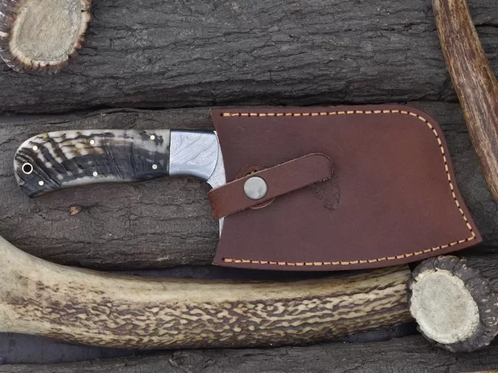 2238-RH Steel Striker, Damascus cleaver