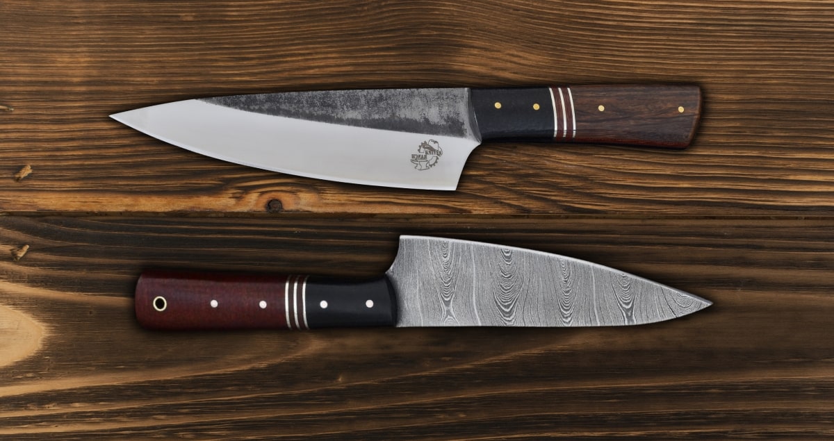 Behind the Blade: Comparing Stainless Steel and Damascus Chef Knives